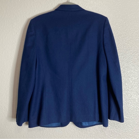 Pendleton Wool Two Button Front Closure Blazer in Blue 14 - Picture 7 of 9